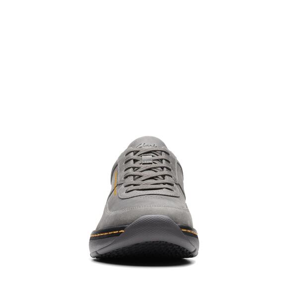 NWT Clarks Men’s ClarksPro Lace Dark Grey Leather Size 11.5 main image 4